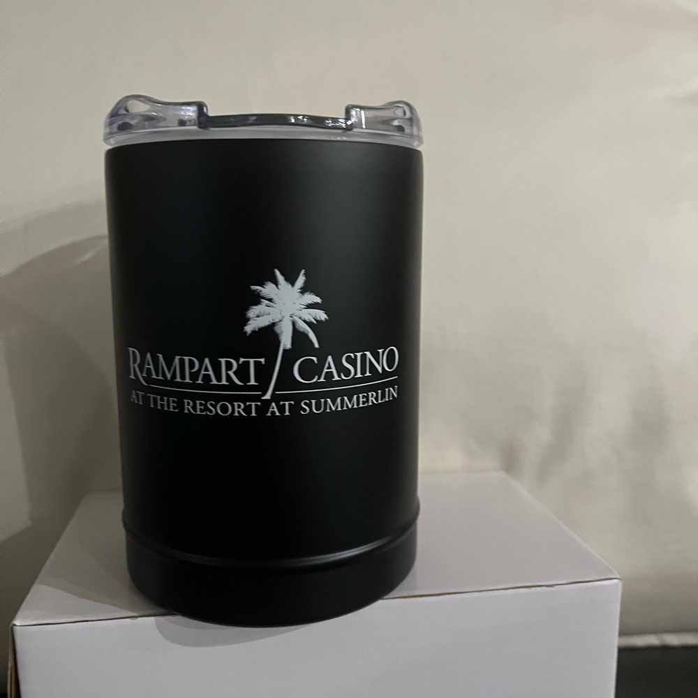 Rampart Casino Black Insulated Tumbler